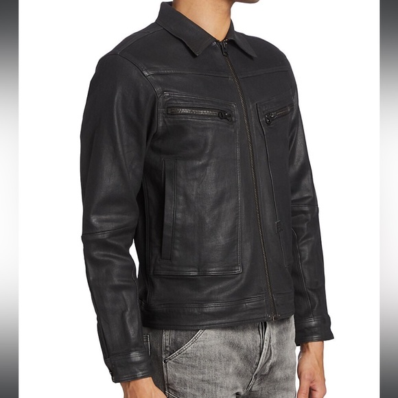 G-Star Raw Air-force Waxed Denim Jacket - Picture 3 of 12